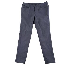 Lululemon Pants Mens 36x32 Gray ABC Slim Tech Canvas Performanc 5 Pocket LM5A92S